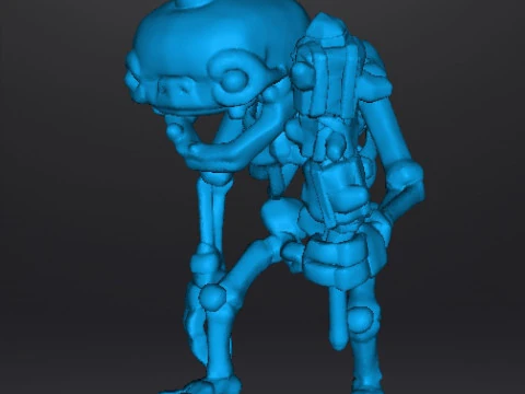 MODELLO IN MINIATURA DI MOSTRO STALKOBLIN PER GIOCHI FANTASY RPG DND Modello di stampa 3D