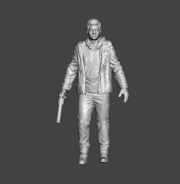 RE ETHAN WINTERS MINIATURE MODEL FOR HORROR OR SCIFI GAMES RPG DND 3D Print Model .c4d .max .obj .3ds .fbx .stl .blend 