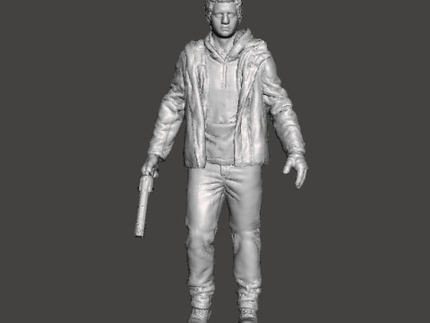 RE ETHAN WINTERS MINIATURE MODEL FOR HORROR OR SCIFI GAMES RPG DND 3D Print Model