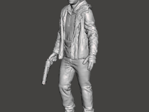 RE ETHAN WINTERS MINIATURE MODEL FOR HORROR OR SCIFI GAMES RPG DND 3Dプリントモデル