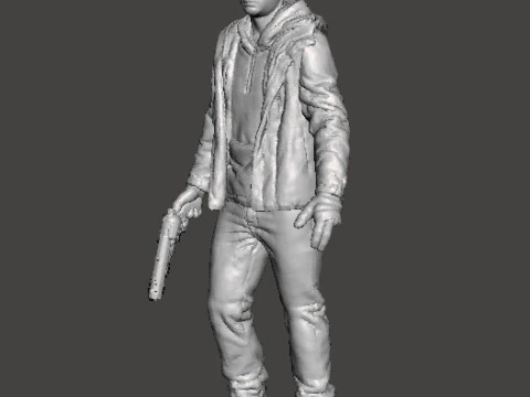 RE ETHAN WINTERS MINIATURE MODEL FOR HORROR OR SCIFI GAMES RPG DND 3D Print Model