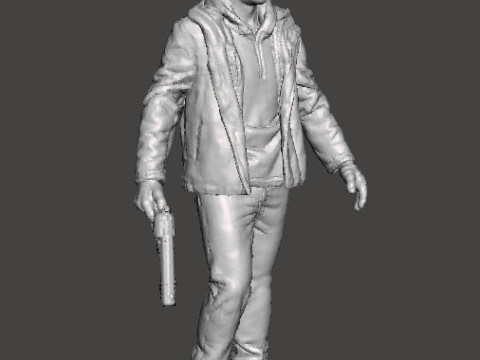 RE ETHAN WINTERS MINIATURE MODEL FOR HORROR OR SCIFI GAMES RPG DND 3Dプリントモデル