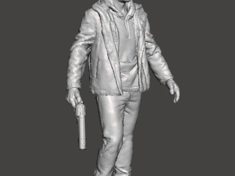 RE ETHAN WINTERS MINIATURE MODEL FOR HORROR OR SCIFI GAMES RPG DND 3D Print Model