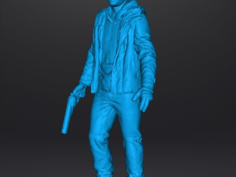 RE ETHAN WINTERS MINIATURE MODEL FOR HORROR OR SCIFI GAMES RPG DND 3Dプリントモデル