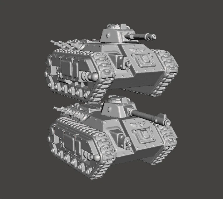 MODELLI IN MINIATURA DI SERBATOI APC GUARDIANI IMPERIALI IN SCALA DA 6 MM 8 MM PER GIOCHI SCIFI Modello di stampa 3D .c4d .max .obj .3ds .fbx .stl .blend 