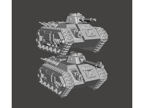 6MM 8MM SCALE IMPERIAL GUARDIANS APC TANKS MINIATURE MODELS FOR SCIFI GAMES 3D Print Model