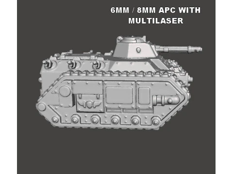 MODELLI IN MINIATURA DI SERBATOI APC GUARDIANI IMPERIALI IN SCALA DA 6 MM 8 MM PER GIOCHI SCIFI Modello di stampa 3D