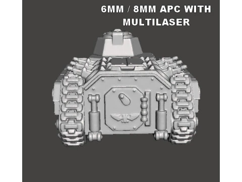 MODELLI IN MINIATURA DI SERBATOI APC GUARDIANI IMPERIALI IN SCALA DA 6 MM 8 MM PER GIOCHI SCIFI Modello di stampa 3D
