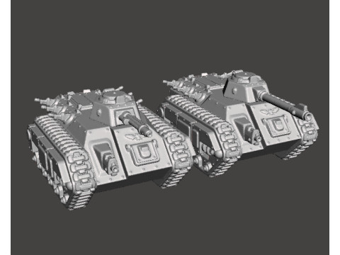 6MM 8MM SCALE IMPERIAL GUARDIANS APC TANKS MINIATURE MODELS FOR SCIFI GAMES 3D Принт Модель