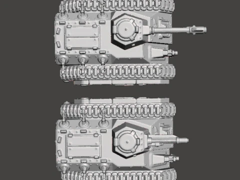MODELLI IN MINIATURA DI SERBATOI APC GUARDIANI IMPERIALI IN SCALA DA 6 MM 8 MM PER GIOCHI SCIFI Modello di stampa 3D