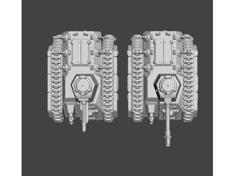 6MM 8MM SCALE IMPERIAL GUARDIANS APC TANKS MINIATURE MODELS FOR SCIFI GAMES 3D Принт Модель