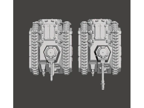 MODELLI IN MINIATURA DI SERBATOI APC GUARDIANI IMPERIALI IN SCALA DA 6 MM 8 MM PER GIOCHI SCIFI Modello di stampa 3D