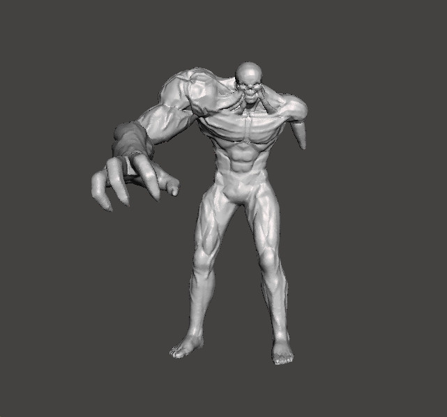 RECV BANDERSNATCH MONSTER MINIATURE MODEL FOR HORROR OR FANTASY GAMES RPG DND 3D Принт Модель .c4d .max .obj .3ds .fbx .stl .blend