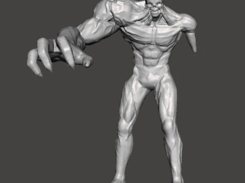 RECV BANDERSNATCH MONSTER MINIATURE MODEL FOR HORROR OR FANTASY GAMES RPG DND 3D Print Model