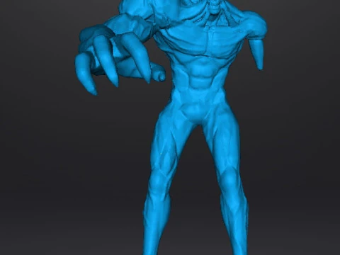 RECV BANDERSNATCH MONSTER MINIATURE MODEL FOR HORROR OR FANTASY GAMES RPG DND 3D Print Model