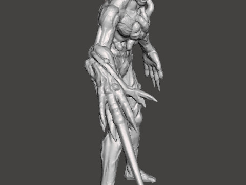 RE PROTO TYRANT 001 MONSTER MINIATURE MODEL FOR HORROR OR FANTASY GAMES RPG DND 3Dプリントモデル