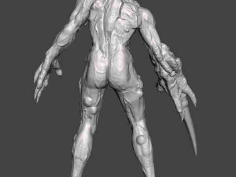 RE PROTO TYRANT 001 MONSTER MINIATURE MODEL FOR HORROR OR FANTASY GAMES RPG DND 3Dプリントモデル