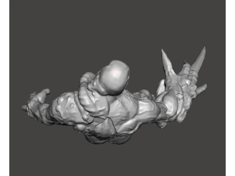 RE PROTO TYRANT 001 MONSTER MINIATURE MODEL FOR HORROR OR FANTASY GAMES RPG DND 3D Print Model