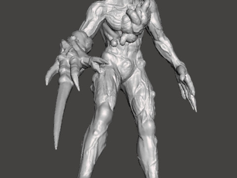 RE PROTO TYRANT 001 MONSTER MINIATURE MODEL FOR HORROR OR FANTASY GAMES RPG DND 3Dプリントモデル