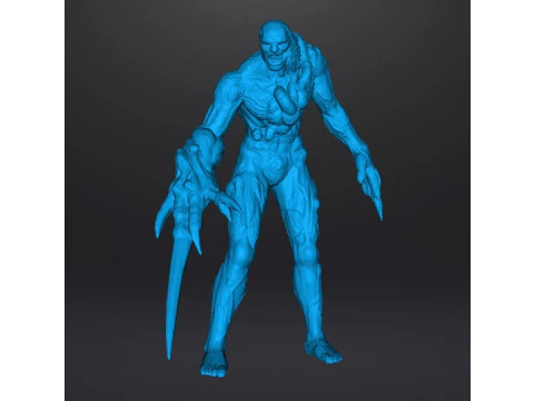 RE PROTO TYRANT 001 MONSTER MINIATURE MODEL FOR HORROR OR FANTASY GAMES RPG DND 3D Print Model