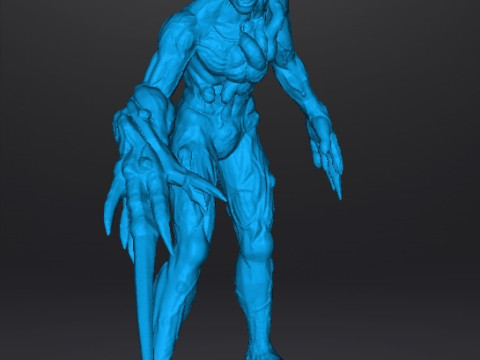 RE PROTO TYRANT 001 MONSTER MINIATURE MODEL FOR HORROR OR FANTASY GAMES RPG DND 3Dプリントモデル