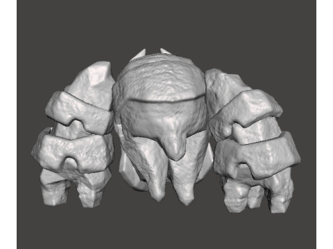 DWARF ROCK STOMPER GUARDIAN MINIATURE MODEL FANTASY GAMES DND RPG 3D Print Model