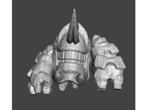 DWARF ROCK STOMPER GUARDIAN MINIATURE MODEL FANTASY GAMES DND RPG 3D Print Model