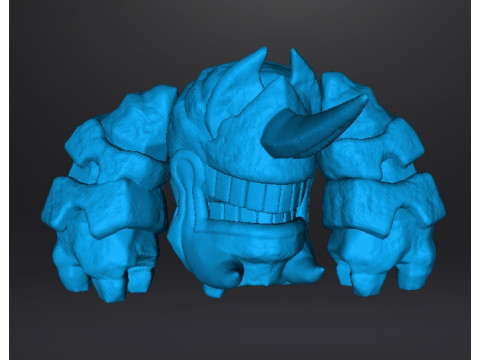 DWARF ROCK STOMPER GUARDIAN MINIATURE MODEL FANTASY GAMES DND RPG 3D Print Model