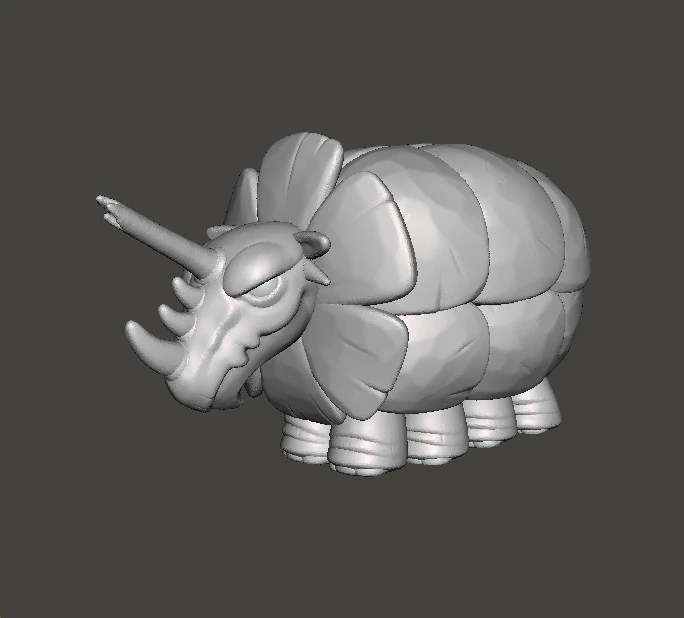 HERCULOIDS TUNDRO MINIATURE MODEL FANTASY OR SCIFI GAMES RPG DND 3D Print Model .c4d .max .obj .3ds .fbx .stl .blend 