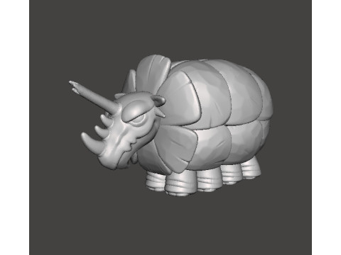 HERCULOIDS TUNDRO MINIATURE MODEL FANTASY OR SCIFI GAMES RPG DND 3Dプリントモデル