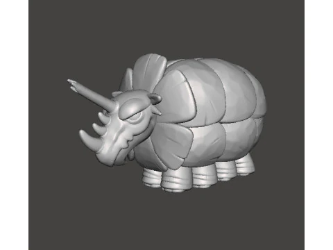 HERCULOIDS TUNDRO MINIATURE MODEL FANTASY OR SCIFI GAMES RPG DND 3D Print Model