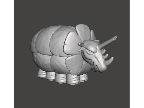 HERCULOIDS TUNDRO MINIATURE MODEL FANTASY OR SCIFI GAMES RPG DND 3D Print Model
