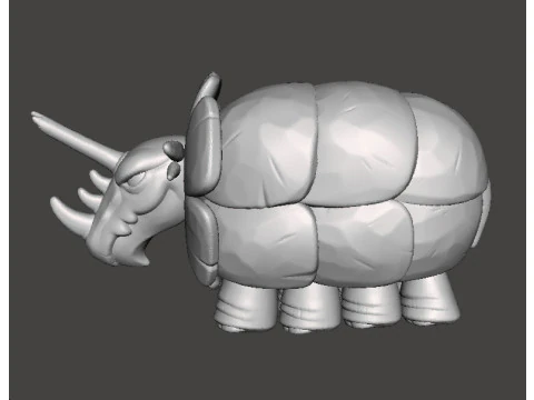 HERCULOIDS TUNDRO MINIATURE MODEL FANTASY OR SCIFI GAMES RPG DND 3D Print Model