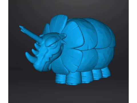 HERCULOIDS TUNDRO MINIATURE MODEL FANTASY OR SCIFI GAMES RPG DND 3D Print Model