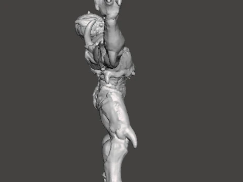ARCHVILE DEMON MINIATURE MODEL FIGURE FOR FANTASY OR SCIFI GAMES RPG DND 3D Print Model