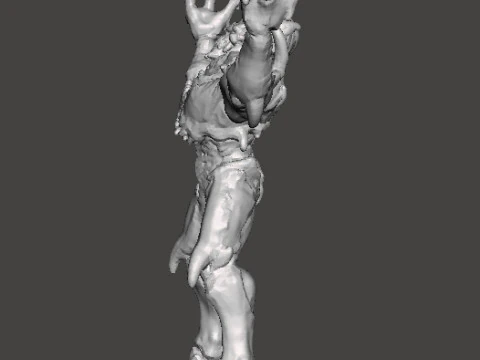 ARCHVILE DEMON MINIATURE MODEL FIGURE FOR FANTASY OR SCIFI GAMES RPG DND 3D Print Model