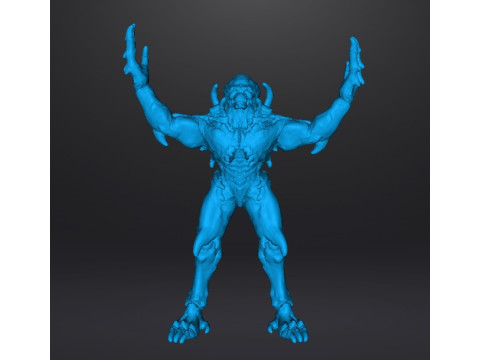 ARCHVILE DEMON MINIATURE MODEL FIGURE FOR FANTASY OR SCIFI GAMES RPG DND Modelo de impresión 3D