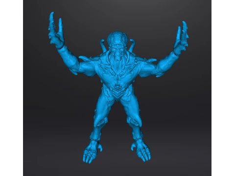 ARCHVILE DEMON MINIATURE MODEL FIGURE FOR FANTASY OR SCIFI GAMES RPG DND 3D Print Model