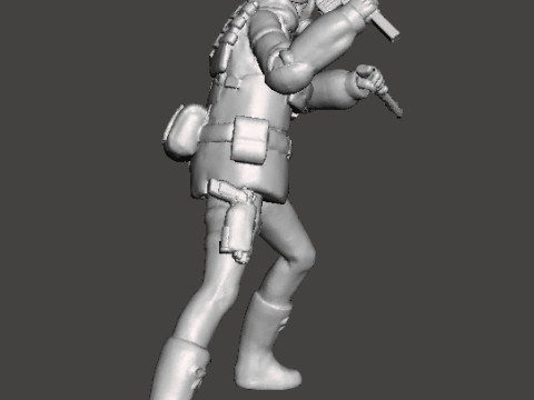 RE LADY HUNK MINIATURE MODEL FOR HORROR OR SCIFI GAMES RPG DND 3D 打印模型