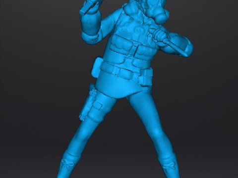 RE LADY HUNK MINIATURE MODEL FOR HORROR OR SCIFI GAMES RPG DND 3D 打印模型