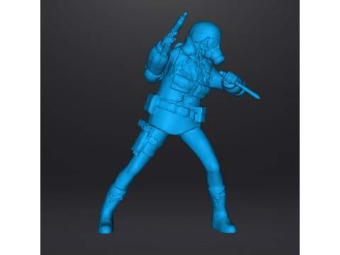 RE LADY HUNK MINIATURE MODEL FOR HORROR OR SCIFI GAMES RPG DND 3D 打印模型