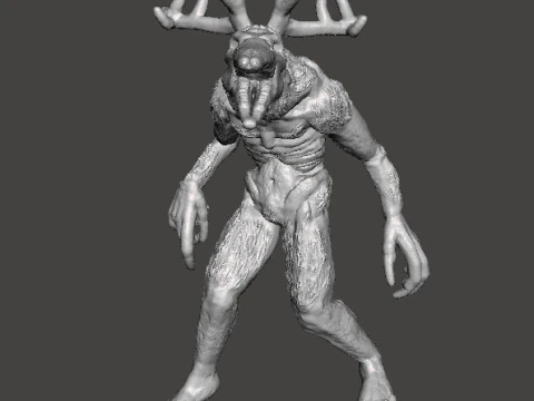 МІНІАТЮРНА МОДЕЛЬ WENDIGO SHAPESHIFTER ДЛЯ ІГОР У ЖАХІВ АБО ФЕНТЕЗІ RPG DND 3D Принт Модель