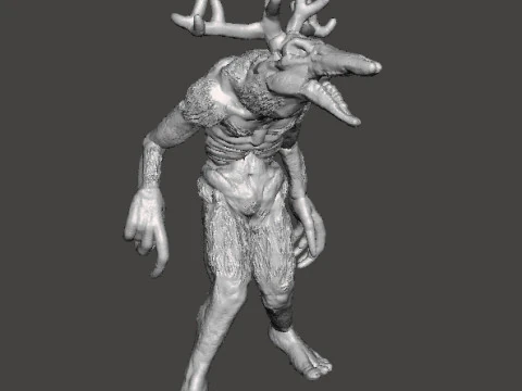 МІНІАТЮРНА МОДЕЛЬ WENDIGO SHAPESHIFTER ДЛЯ ІГОР У ЖАХІВ АБО ФЕНТЕЗІ RPG DND 3D Принт Модель