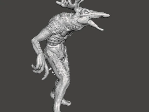 МІНІАТЮРНА МОДЕЛЬ WENDIGO SHAPESHIFTER ДЛЯ ІГОР У ЖАХІВ АБО ФЕНТЕЗІ RPG DND 3D Принт Модель