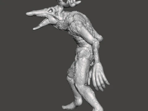 МІНІАТЮРНА МОДЕЛЬ WENDIGO SHAPESHIFTER ДЛЯ ІГОР У ЖАХІВ АБО ФЕНТЕЗІ RPG DND 3D Принт Модель