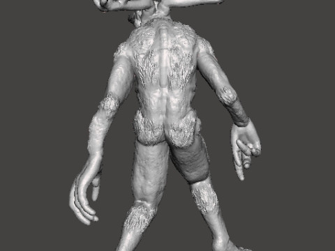 WENDIGO SHAPESHIFTER MINIATURE MODEL FOR HORROR OR FANTASY GAMES RPG DND 3D Print Model