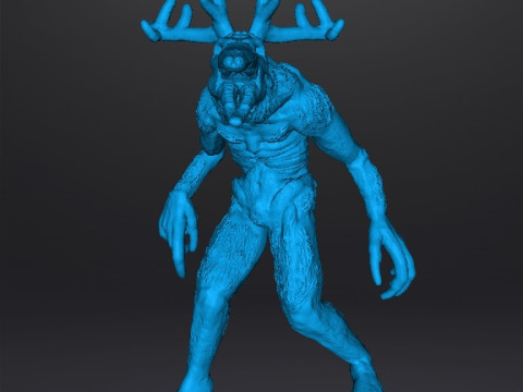 WENDIGO SHAPESHIFTER MINIATURE MODEL FOR HORROR OR FANTASY GAMES RPG DND 3D Print Model