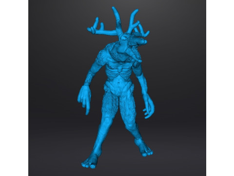 WENDIGO SHAPESHIFTER MINIATURE MODEL FOR HORROR OR FANTASY GAMES RPG DND 3D Print Model
