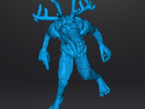 WENDIGO SHAPESHIFTER MINIATURE MODEL FOR HORROR OR FANTASY GAMES RPG DND 3D Print Model