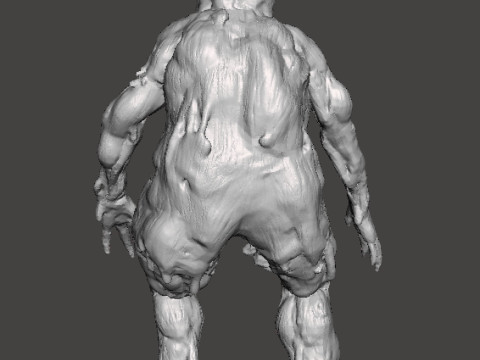 RE7 FAT MOLDED MONSTER MINIATURE MODEL FOR HORROR OR FANTASY GAMES RPG DND 3Dプリントモデル